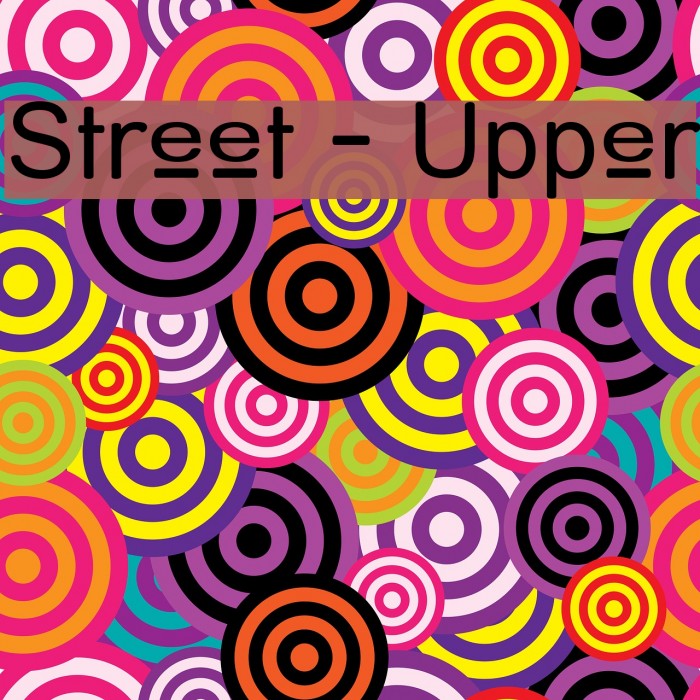 Street - Upper Font examples