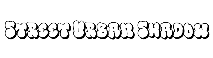 Street Urban Shadow  フリーフォントのダウンロード