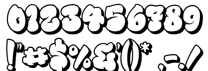 Street Urban Shadow Font OTHER CHARS