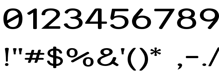 Street Variation - Expanded Font OTHER CHARS