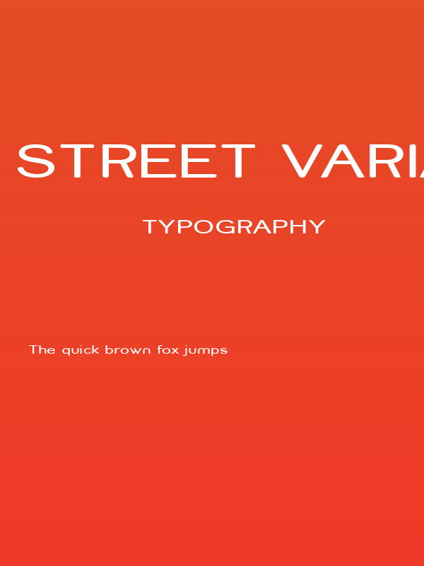 Street Variation - Expanded Poster