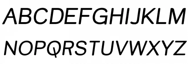 Street Variation Italic Fuentes MAYÚSCULAS