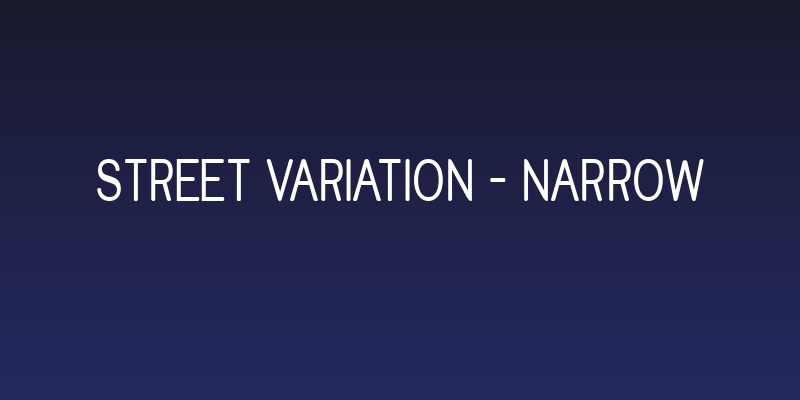 Street Variation - Narrow Social Header