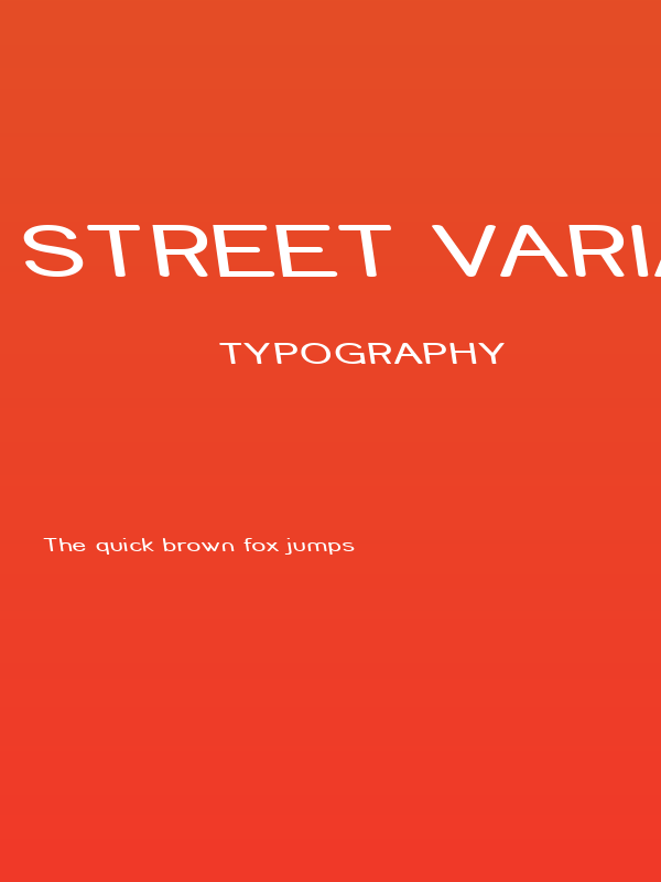 Street Variation - Rev Exp Poster