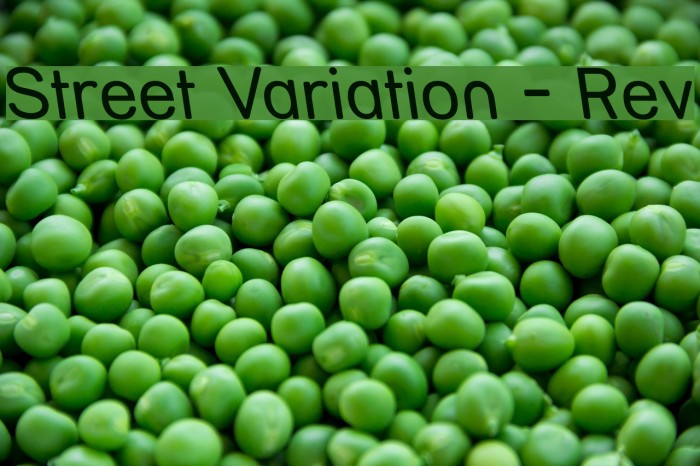 Street Variation - Rev Font examples