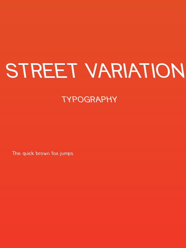 Street Variation - Rev Poster