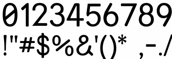 Street Variation Font OTHER CHARS