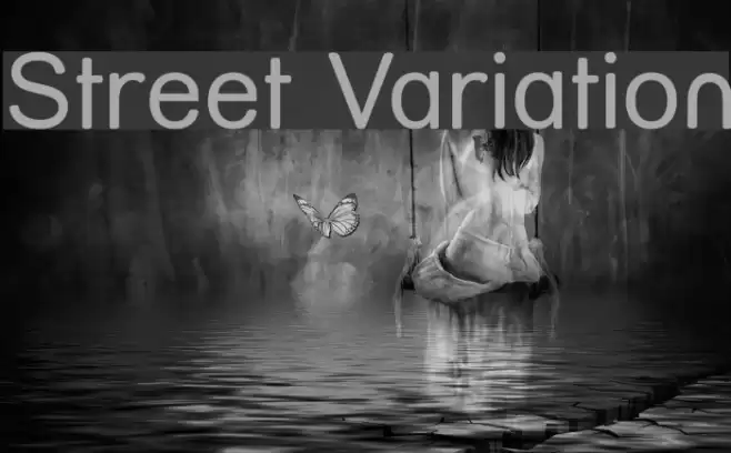 Street Variation Font examples