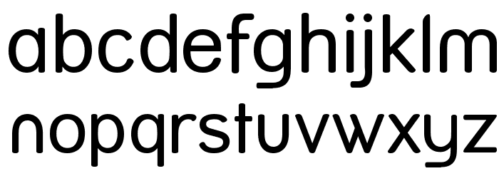 Street Variation Font LOWERCASE