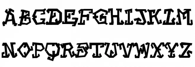 Street Voice!! Schriftart Groß