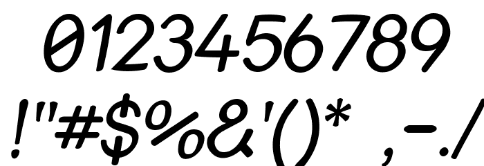 Street Warped Italic Font OTHER CHARS