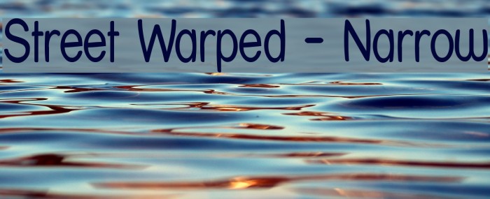 Street Warped - Narrow Font examples