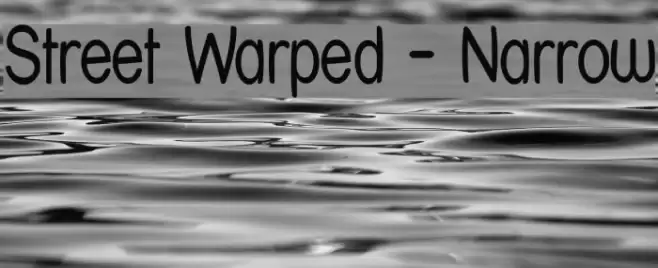 Street Warped - Narrow examples