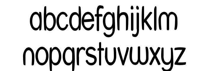 Street Warped - Narrow Font LOWERCASE