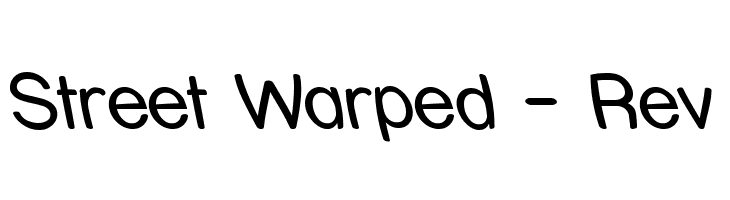 Street Warped - Rev Font