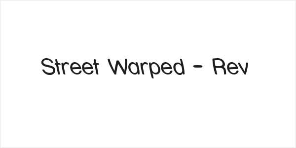 Street Warped - Rev Logo