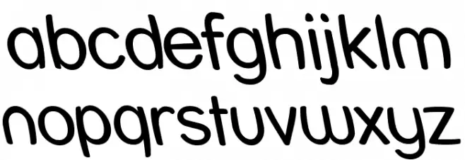 Street Warped - Rev Schriftart Kleinbuchstaben