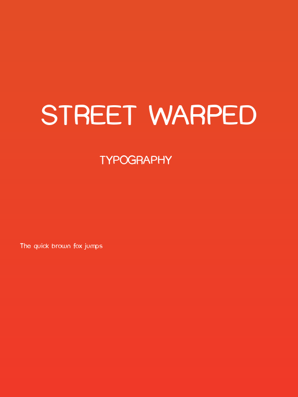 Street Warped Poster