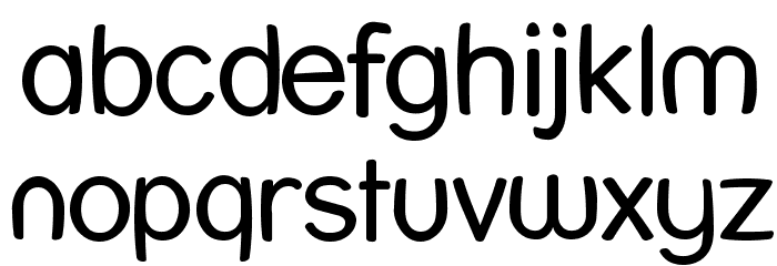 Street Warped Font LOWERCASE