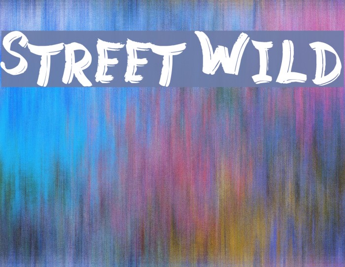 Street Wild Font examples
