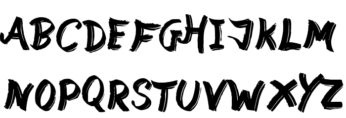 Street Wild Font LOWERCASE