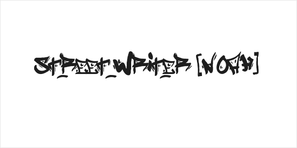 Street Writer [noah] Logo