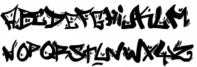 Street Writer [noah] Font LOWERCASE