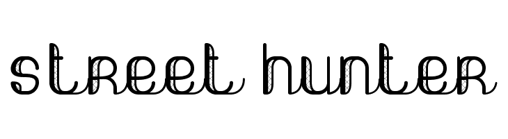 Street hunter  Free Fonts Download