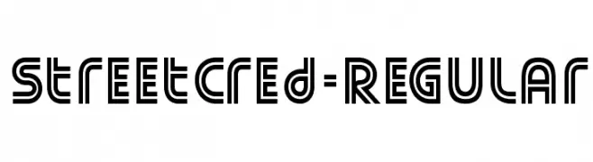 StreetCred-Regular  免费字体下载