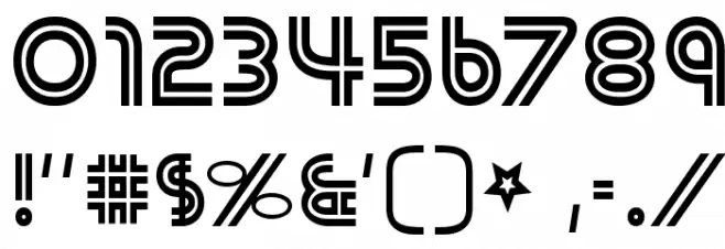 StreetCred-Regular フォント その他の文字