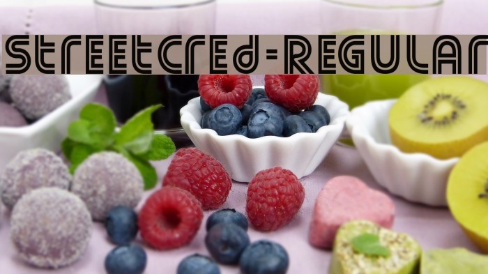 StreetCred-Regular フォント examples