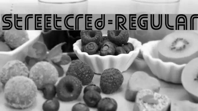 StreetCred-Regular フォント examples