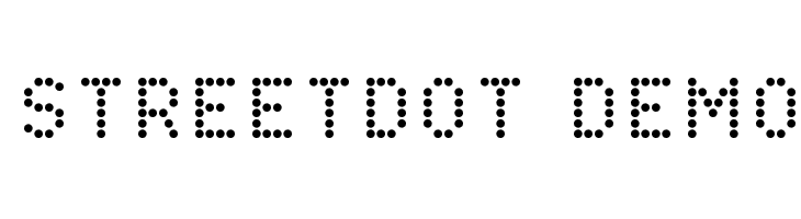 StreetDot Demo  免费字体下载
