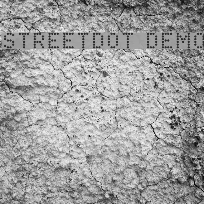 StreetDot Demo Font examples