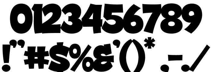StreetDrips-Regular Font OTHER CHARS