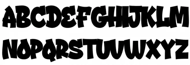 StreetDrips-Regular Font UPPERCASE