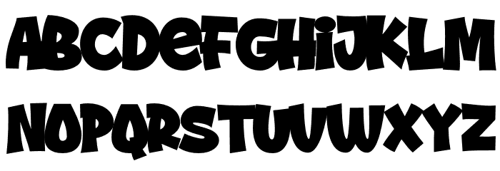 StreetDrips-Regular Font LOWERCASE