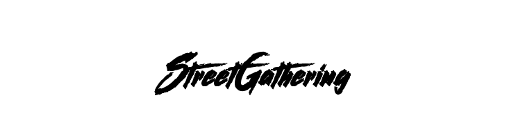StreetGathering  les polices de caractères gratuit tlcharger