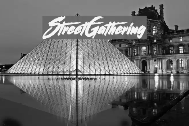 StreetGathering Font examples