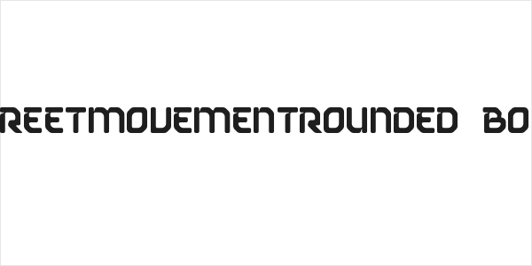StreetMovementRounded-Bold Logo