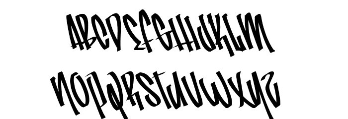 StreetWars Font LOWERCASE
