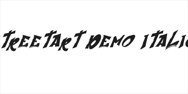 Streetart Demo Italic Logo