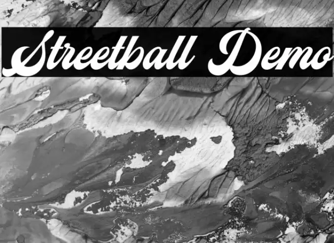 Streetball Demo Font examples