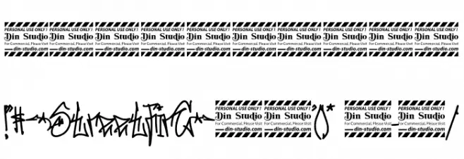 Streetfire personal use Font OTHER CHARS