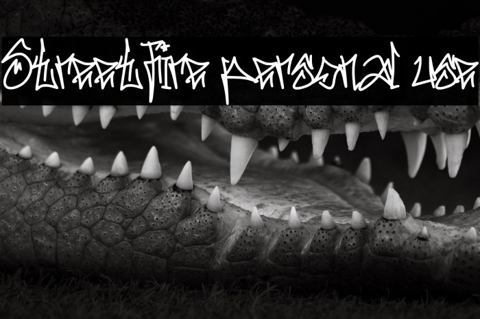 Streetfire personal use Example 1