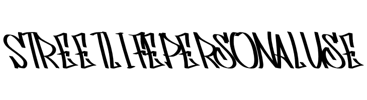 Streetlife Personal use  font caratteri gratis