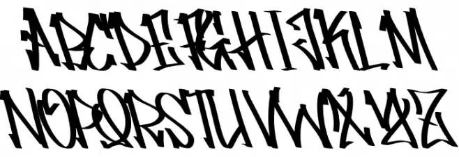 Streetlife Personal use 字体 大写