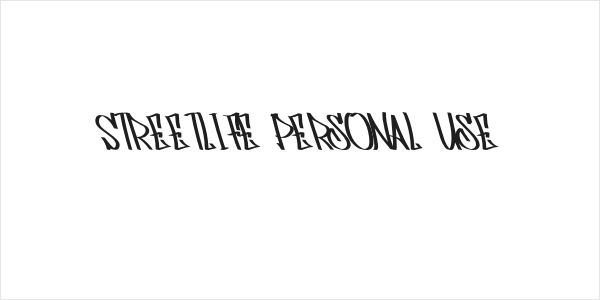 Streetlife Personal use Logo