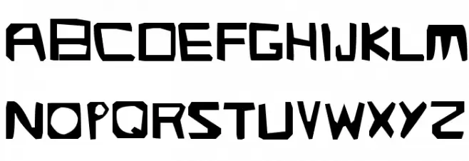 Streetlight Font UPPERCASE