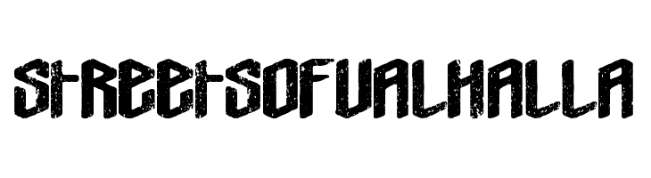 Streets Of Valhalla  Fuentes Gratis Descargar
